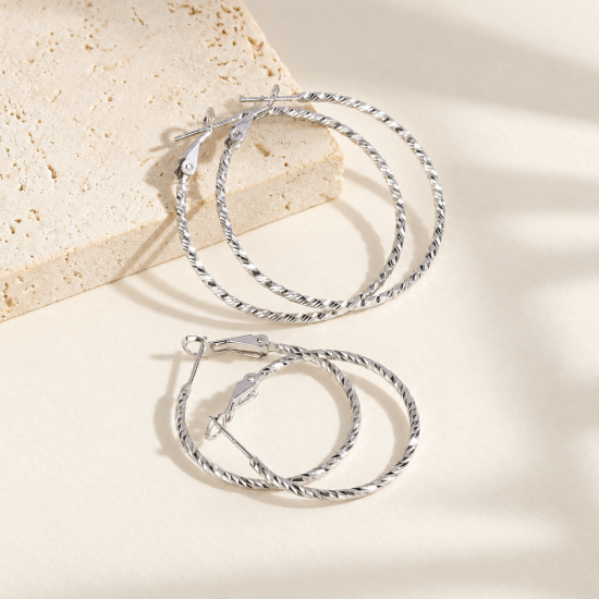 Wave Hoop Earrings — AI-assisted collection preview