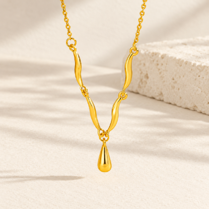 Drop Pendant Necklace — AI-assisted collection preview