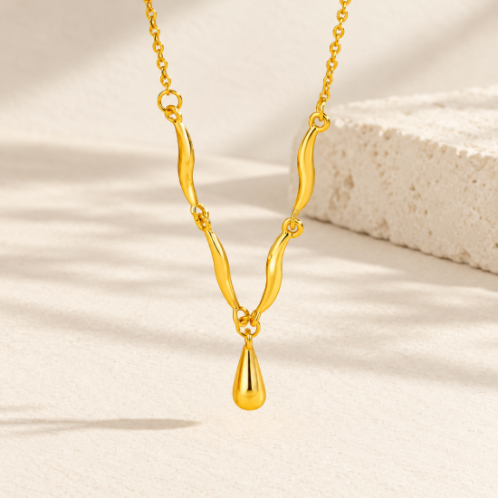 Drop Pendant Necklace — AI-assisted collection preview