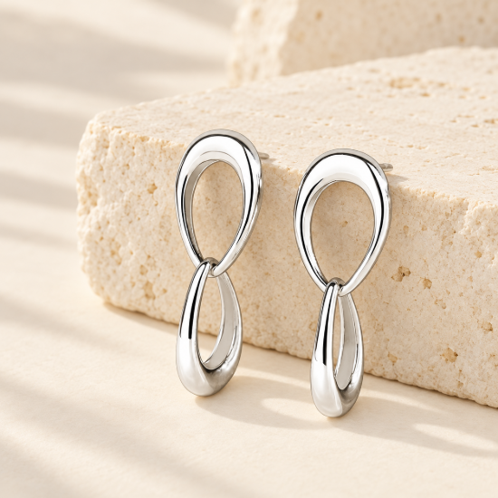 Linked Drop Earrings — AI-assisted collection preview