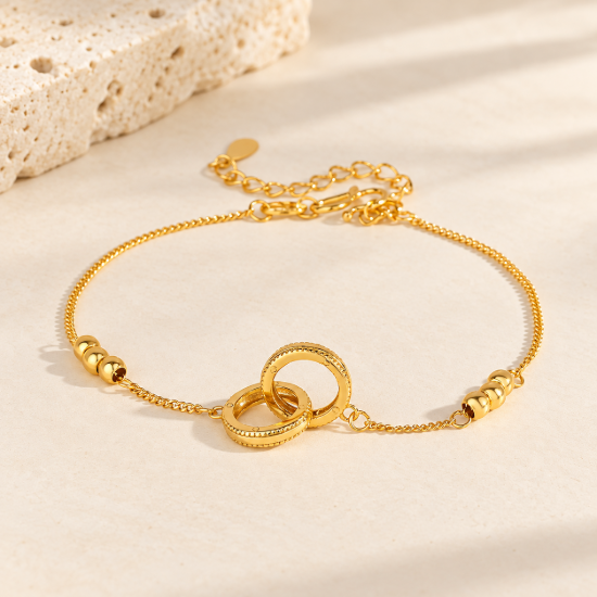 Linked Circles Bracelet — AI-assisted collection preview