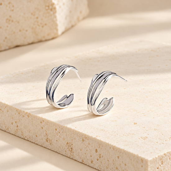 Lava Texture Earrings — AI-assisted collection preview