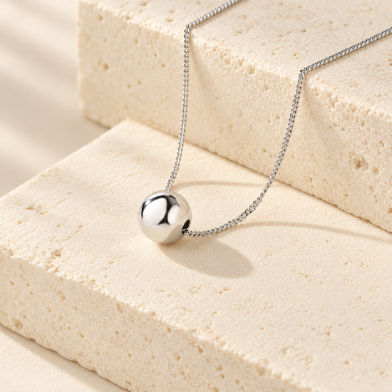 Sphere Pendant Necklace — AI-assisted collection preview