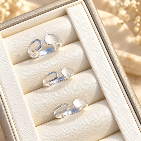 Brushed Window Ring — AI-assisted collection preview