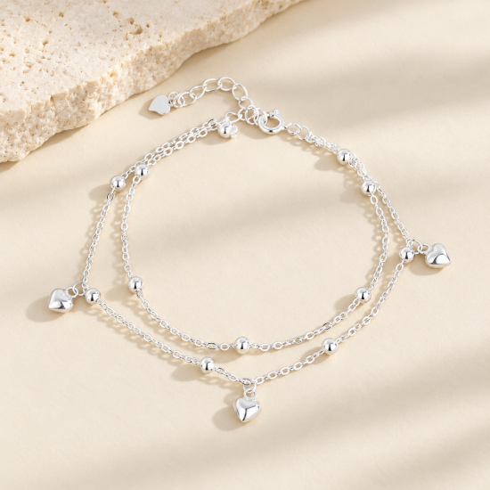 Layered Heart Bracelet — AI-assisted collection preview