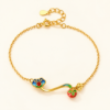 Persimmon Wishes Bracelet — detail view