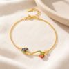Persimmon Wishes Bracelet — editorial setting