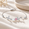 Butterfly Rose Bracelet — editorial setting