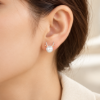 Little Dragon Pearl Studs — wearing illustration