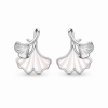 Ginkgo Duo Studs — white-background view