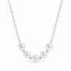 Pearl Rhythm Necklace — white-background view