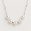 Pearl Rhythm Necklace — detail view
