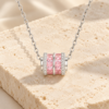 Blush Sweetheart Necklace — styled display