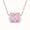 Blush Sweetheart Necklace — detail view