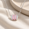 Blush Sweetheart Necklace — editorial setting