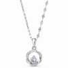 Mobius Spark Necklace — white-background view