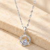 Mobius Spark Necklace — styled display