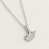 Ginkgo Leaf Necklace — detail view
